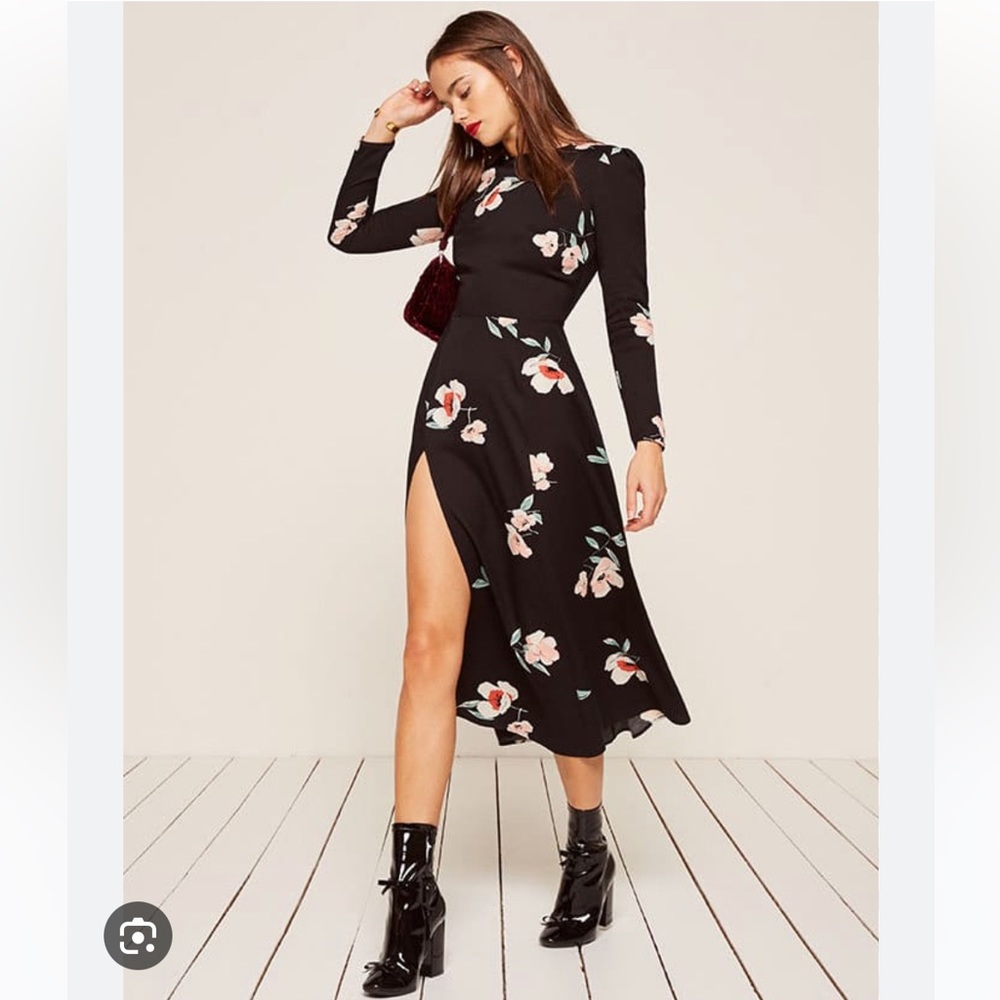 Reformation Floral Vanessa Dress size 8